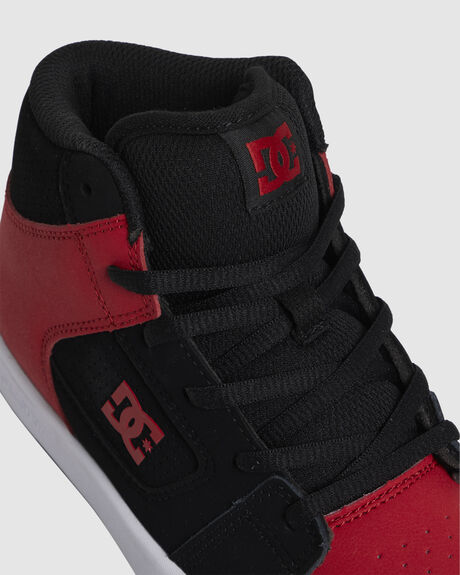 BLACK/RED/WHITE KIDS BOYS DC SHOES SNEAKERS - ADBS300395-XKRW