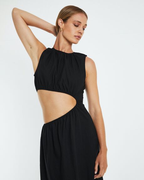 BLACK WOMENS CLOTHING SUBTITLED DRESSES - 52487800026