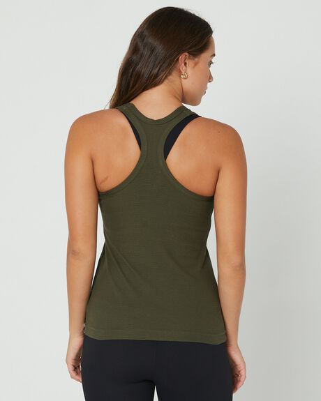 KHAKI WOMENS ACTIVEWEAR DK ACTIVE TOPS - DK11-009-KHA-XS