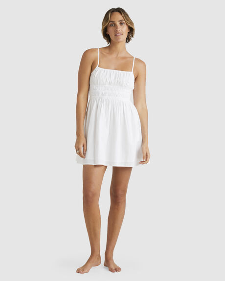 WHITE WOMENS CLOTHING BILLABONG DRESSES - UBJWD00386-WHT