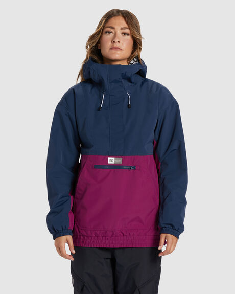 DRESS BLUES SNOW WOMENS DC SHOES SNOW JACKET - ADJTJ03040-BTK0