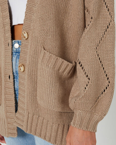 LATTE WOMENS CLOTHING RUSTY KNITS + CARDIGANS - CKL0433-LAT