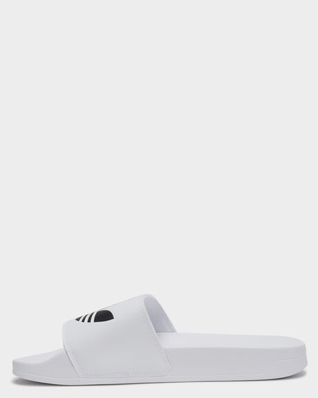 WHITE WOMENS FOOTWEAR ADIDAS SLIDES - FU8297F