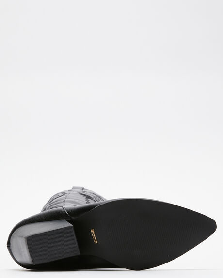 BLACK WOMENS FOOTWEAR BILLINI BOOTS - B1372-BLK