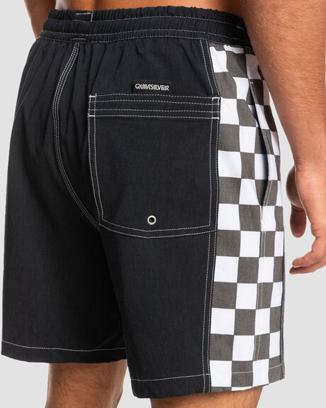 BLACK MENS CLOTHING QUIKSILVER BOARDSHORTS - EQYJV03844-KVJ0