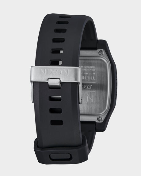 SILVER BLACK MENS ACCESSORIES NIXON WATCHES - A1308-625-00