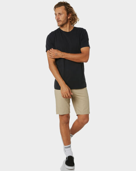 BLACK MENS CLOTHING VOLCOM T-SHIRTS + SINGLETS - A5032074BLK
