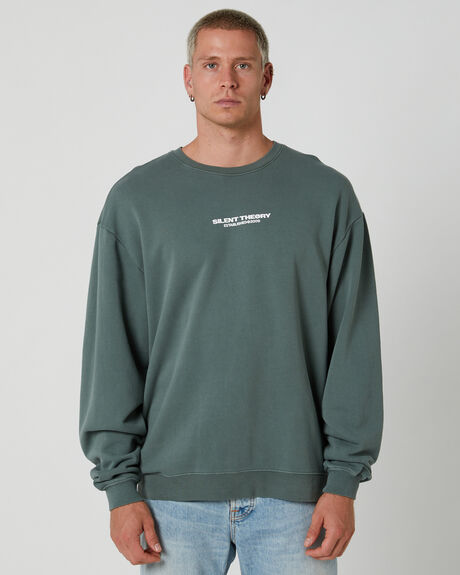 GREEN MENS CLOTHING SILENT THEORY JUMPERS - 40X0116.GRN