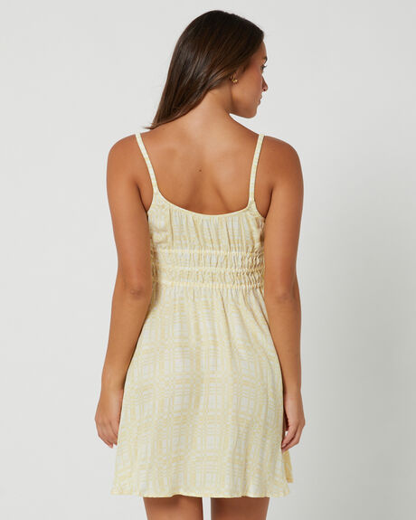 SUNSHINE CHECK WOMENS CLOTHING THE HIDDEN WAY DRESSES - HWWW23477-CHECK