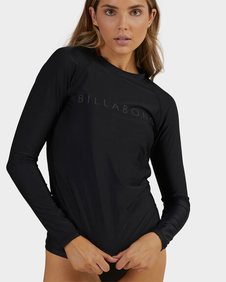 BLACK SURF WOMENS BILLABONG RASHVESTS - UBJWR00106-BLK