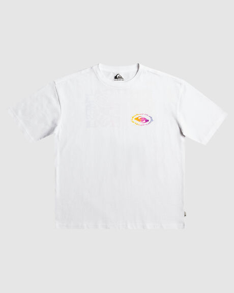 WHITE KIDS BOYS QUIKSILVER TOPS - EQBZT04616-WBB0