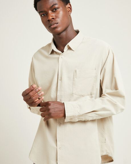 NATURAL MENS CLOTHING ARVUST SHIRTS - ARMW24228-NAT-S