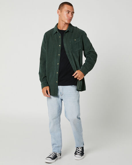 DEEP GREEN MENS CLOTHING ROLLAS SHIRTS - 16253-2721