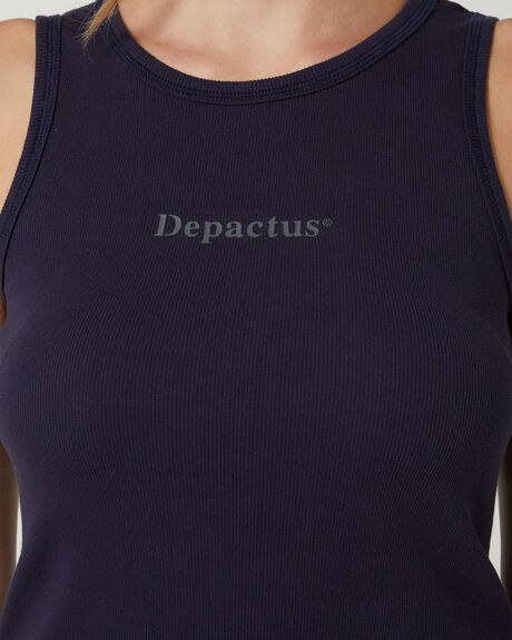 NAVY WOMENS CLOTHING DEPACTUS T-SHIRTS + SINGLETS - DEWW23356-NAV