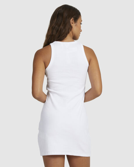 BRIGHT WHITE WOMENS CLOTHING ROXY DRESSES - URJKD03061-WBB0