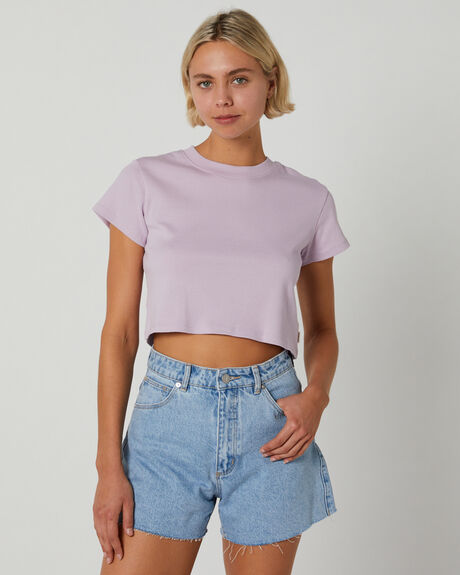 LILAC WOMENS CLOTHING RIP CURL T-SHIRTS + SINGLETS - 08AWTE0108