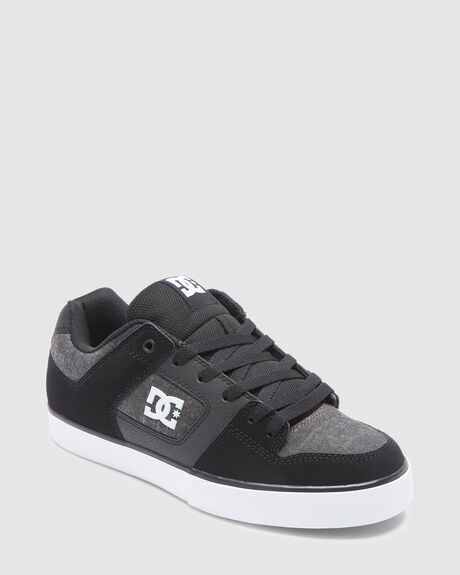 BLACK DARK SLATE MENS FOOTWEAR DC SHOES SNEAKERS - 300660-BDS