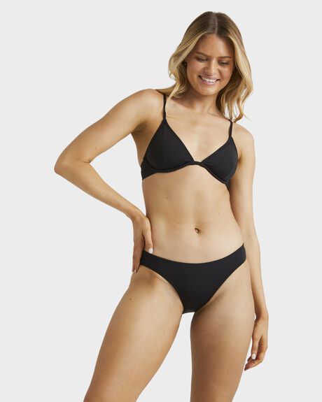 Billabong Sol Searcher Tie Side Tanga Bikini Bottom - Black