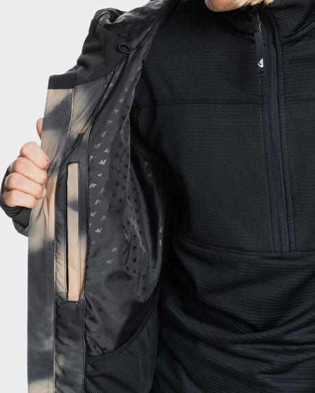 TANNIN PARTICUL SNOW MENS QUIKSILVER SNOW JACKET - EQYTJ03269-CLD6