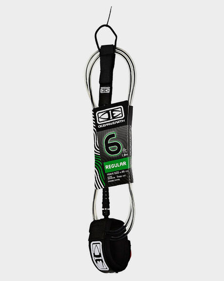 BLACK SURF ACCESSORIES OCEAN AND EARTH LEASHES - LR60BLK