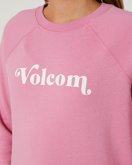 PINK WOMENS CLOTHING VOLCOM JUMPERS - B4612075PNK