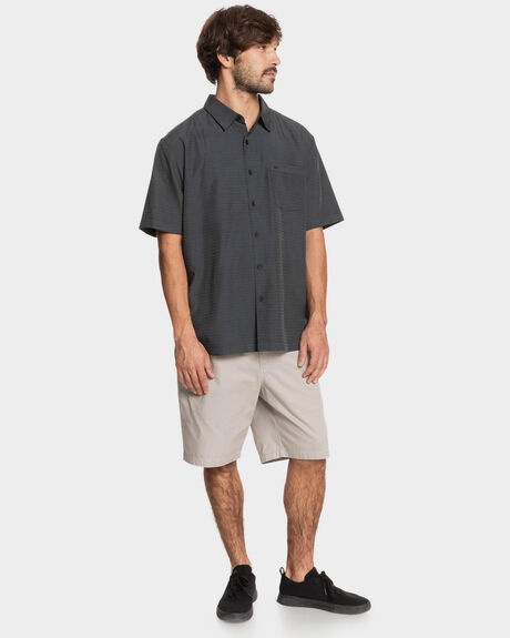 BLACK CENTINELLA MENS CLOTHING QUIKSILVER SHIRTS - EQMWT03150-KVJ1