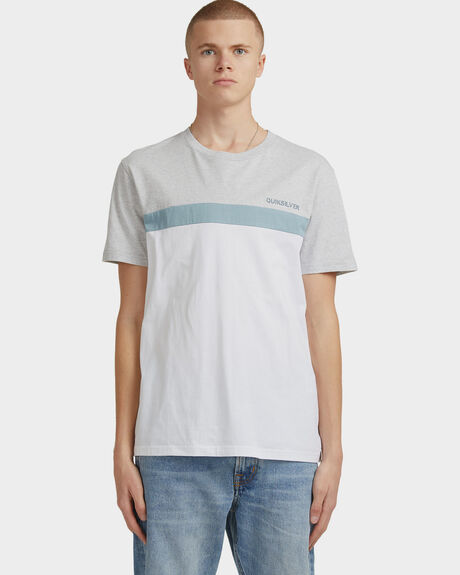 ATHLETIC HEATHER MENS CLOTHING QUIKSILVER GRAPHIC TEES - UQYKT03257-SGRH