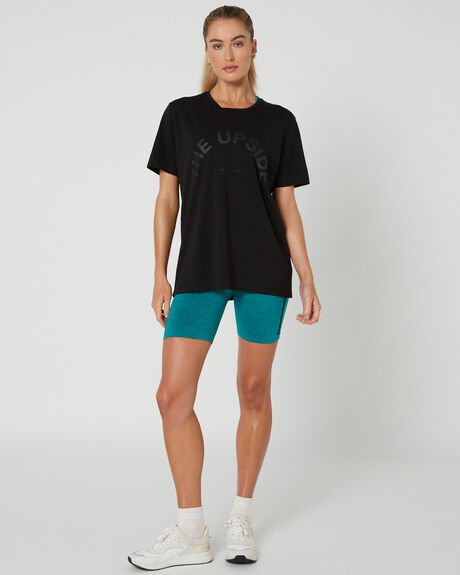 BLACK WOMENS CLOTHING THE UPSIDE TEES - USW020030BLK