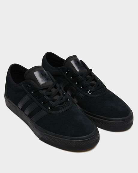 adidas black shoes without laces