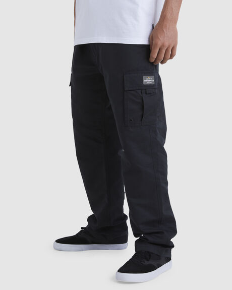 BLACK MENS CLOTHING QUIKSILVER PANTS - UQMNP03005-KVJ0