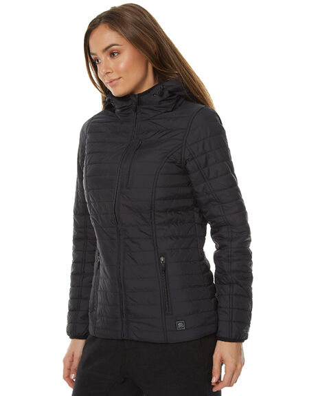 Rip Curl Womens Anti-Series Womens Melted Puffer Jacket - Black ...