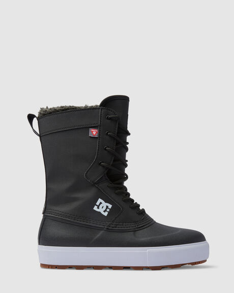 BLACK WHITE MENS FOOTWEAR DC SHOES BOOTS - ADYS300762-BKW