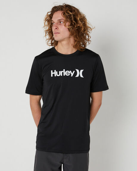 BLACK SURF MENS HURLEY RASHVESTS - HAML1010010