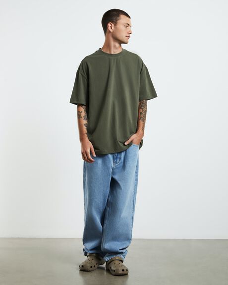 GREEN MENS CLOTHING GENERAL PANTS CO. BASICS T-SHIRTS + SINGLETS - 52319800026
