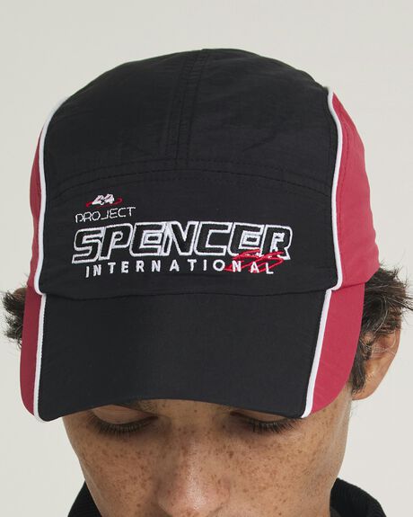 BLACK MENS ACCESSORIES SPENCER PROJECT HEADWEAR - SPMW25946-BLK-ONE