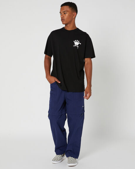 PIGMENT BLACK MENS CLOTHING STUSSY GRAPHIC TEES - ST036006PIGBLK