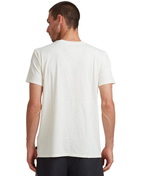 WHITE ALYSSUM MENS CLOTHING QUIKSILVER GRAPHIC TEES - UQYZT04343-WZB0