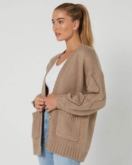 LATTE WOMENS CLOTHING RUSTY KNITS + CARDIGANS - CKL0433-LAT