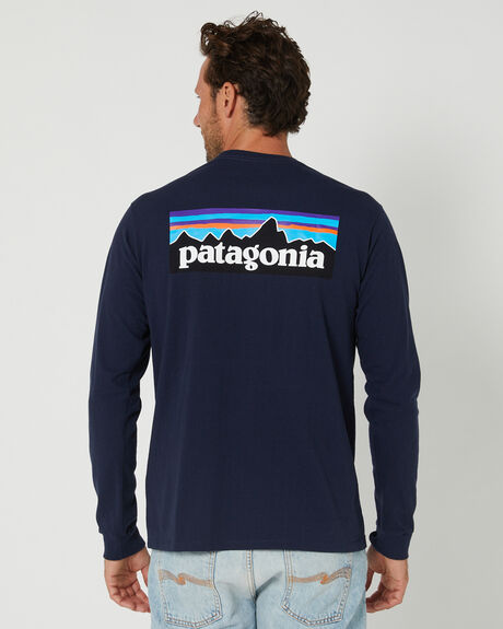 CLASSIC NAVY MENS CLOTHING PATAGONIA GRAPHIC TEES - 38518-CNY-XS