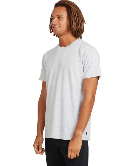 LIGHT GREY HEATHER MENS CLOTHING BILLABONG T-SHIRTS + SINGLETS - UBYZT00162-LGH