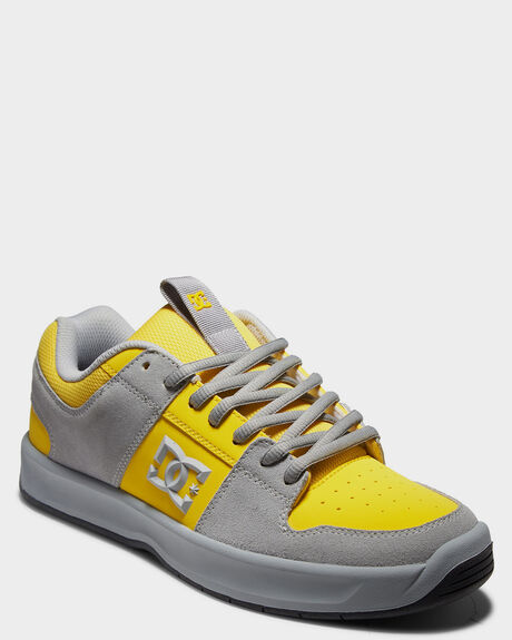 GREY/YELLOW MENS FOOTWEAR DC SHOES SNEAKERS - ADYS100615-GY1