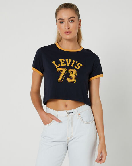 NIGHTWATCH BLUE WOMENS CLOTHING LEVI'S TEES - A4926-0008