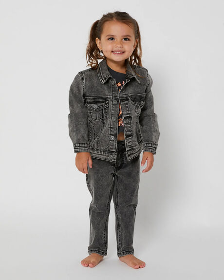 BLACK KIDS GIRLS ALPHABET SOUP PANTS - AS-GPA3129K