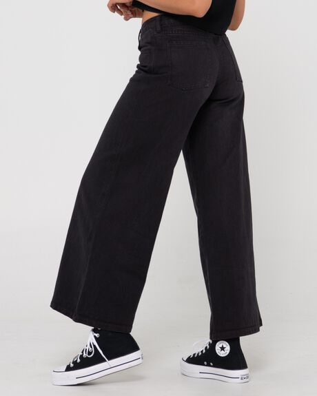 BLACK WOMENS CLOTHING RUSTY PANTS - S23-PAL1366-BLK-10