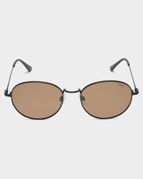 MATTE BLACK WOMENS ACCESSORIES LIIVE VISION SUNGLASSES - L0649BMBLK