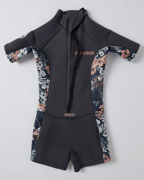 CHARCOAL SURF KIDS RIP CURL SPRINGSUITS - 112GSP8059