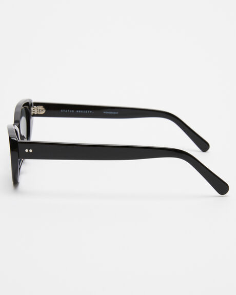 BLACK WOMENS ACCESSORIES STATUS ANXIETY SUNGLASSES - SA9661