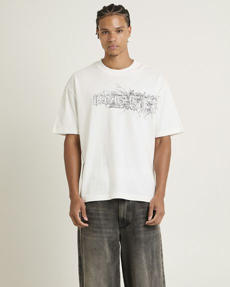 WHITE MENS CLOTHING INSIGHT T-SHIRTS + SINGLETS - INMW25964-WHT-S
