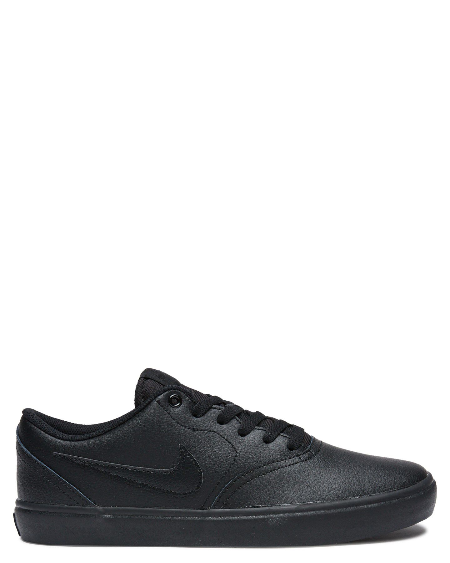 all black nike shoes leather
