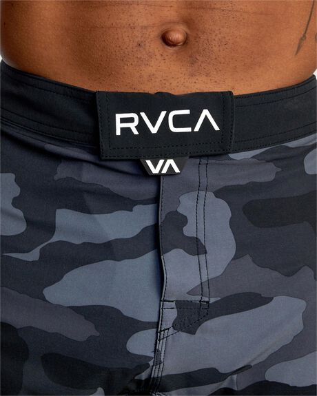 GREY CAMO MENS CLOTHING RVCA SPORTSWEAR - AVYWS00174-KZM6